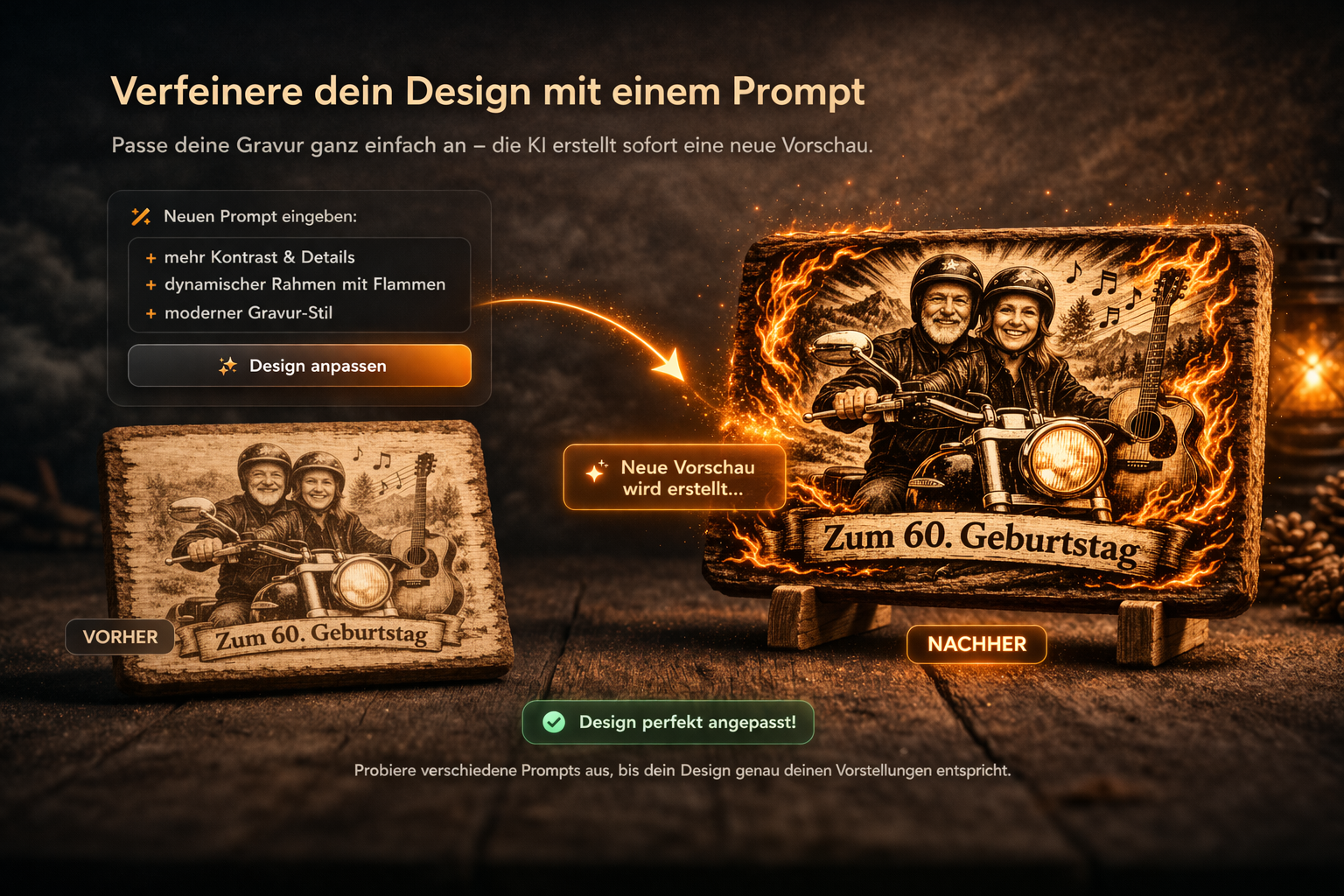 Generator Schritt 4 – Freigabe und Bestellung